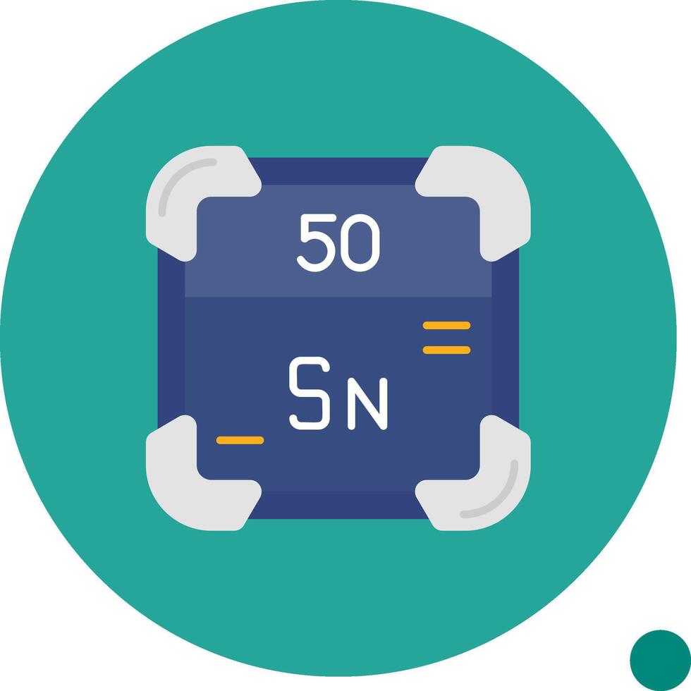 Tin Long Circle Icon vector