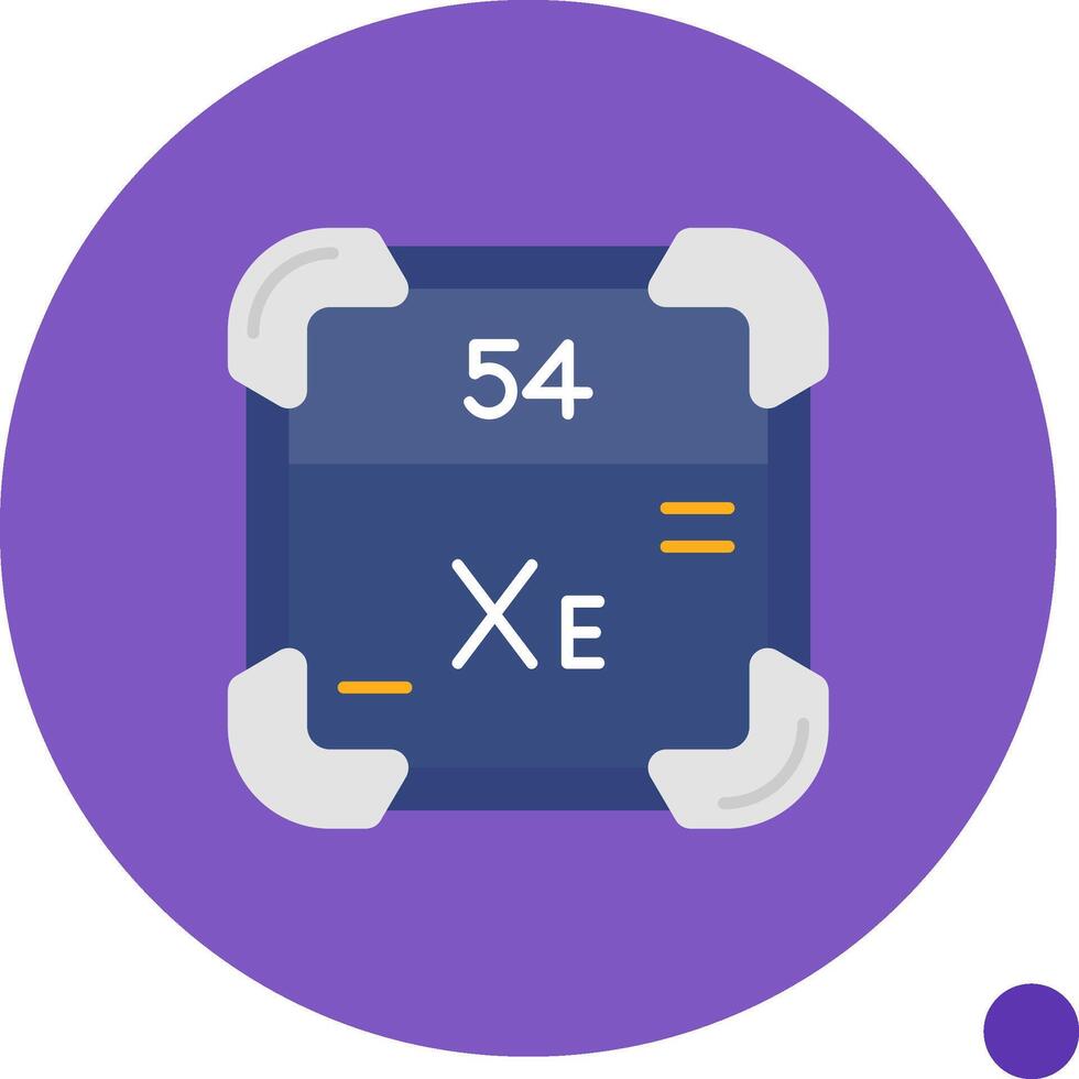 Xenon Long Circle Icon vector