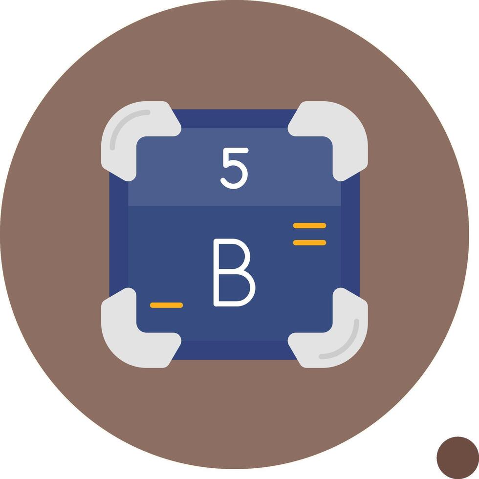 Boron Long Circle Icon vector