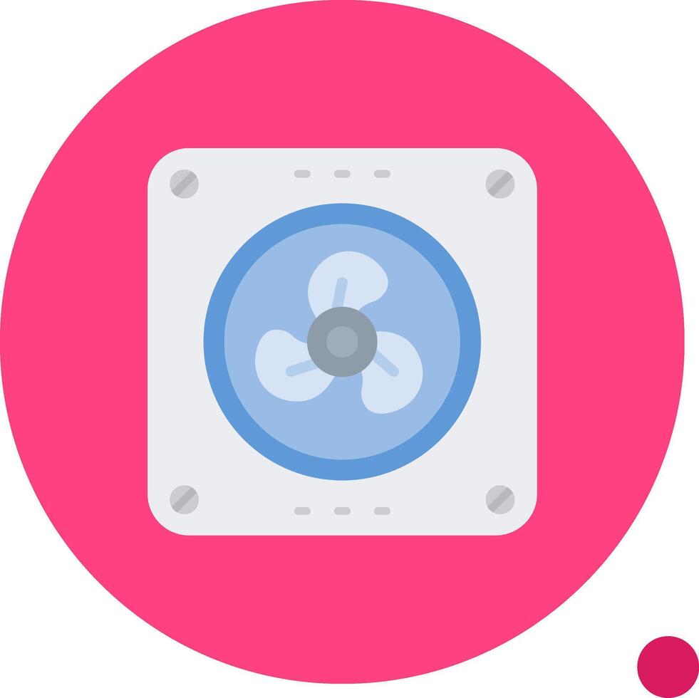 Extractor Long Circle Icon vector