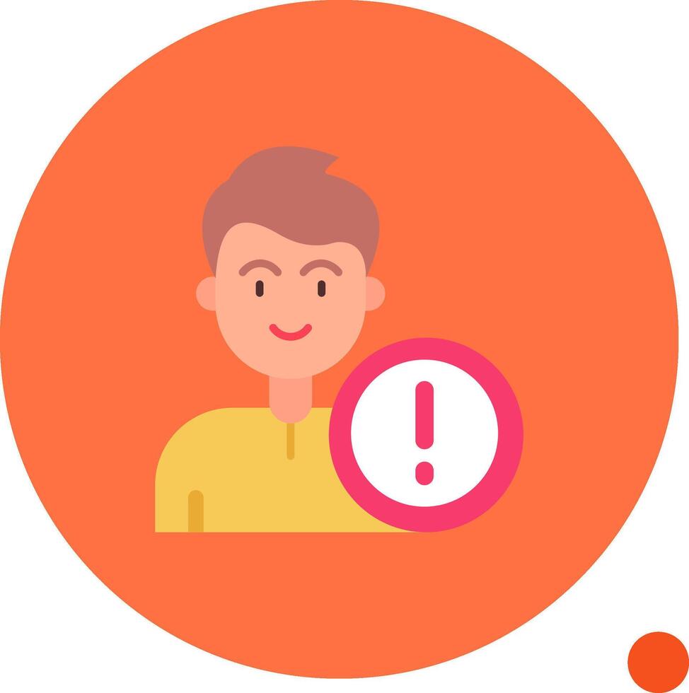 Error Long Circle Icon vector