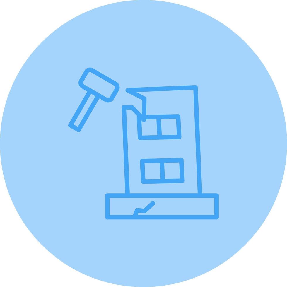 Industry Disruption Vector Icon