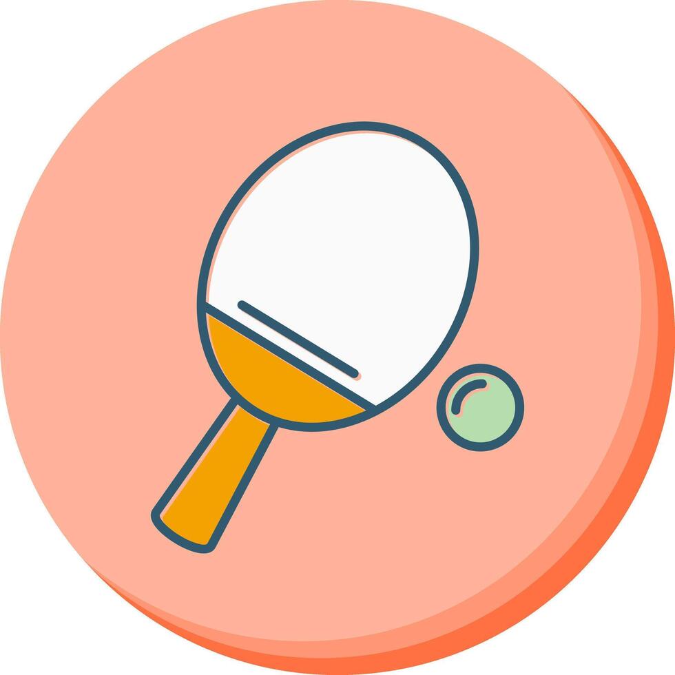 Table Tennis Vector Icon