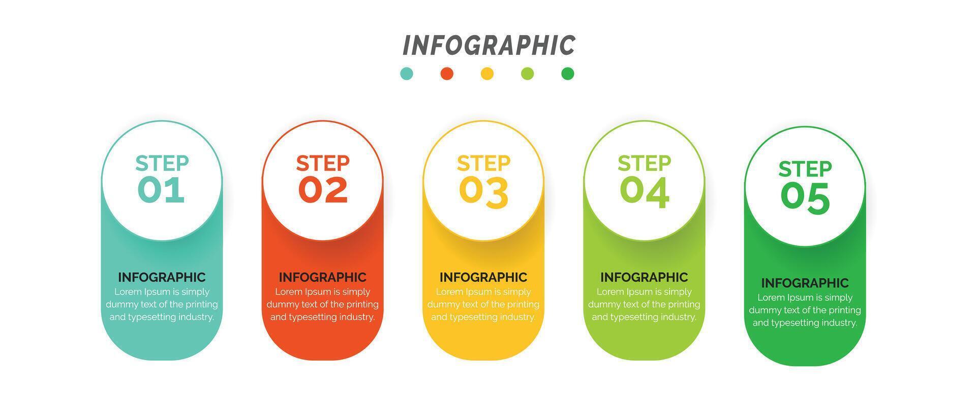 Business data visualization. Process chart. Abstract elements of graph, diagram with 5 steps, options, parts, or processes. Vector business template infographic, design, vector,2,3,4,5,6,