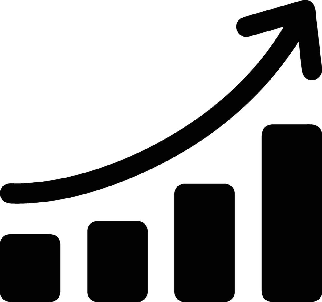 Growth business icon symbol vector image. Illustration of the progress outline infographic strategy  development design image