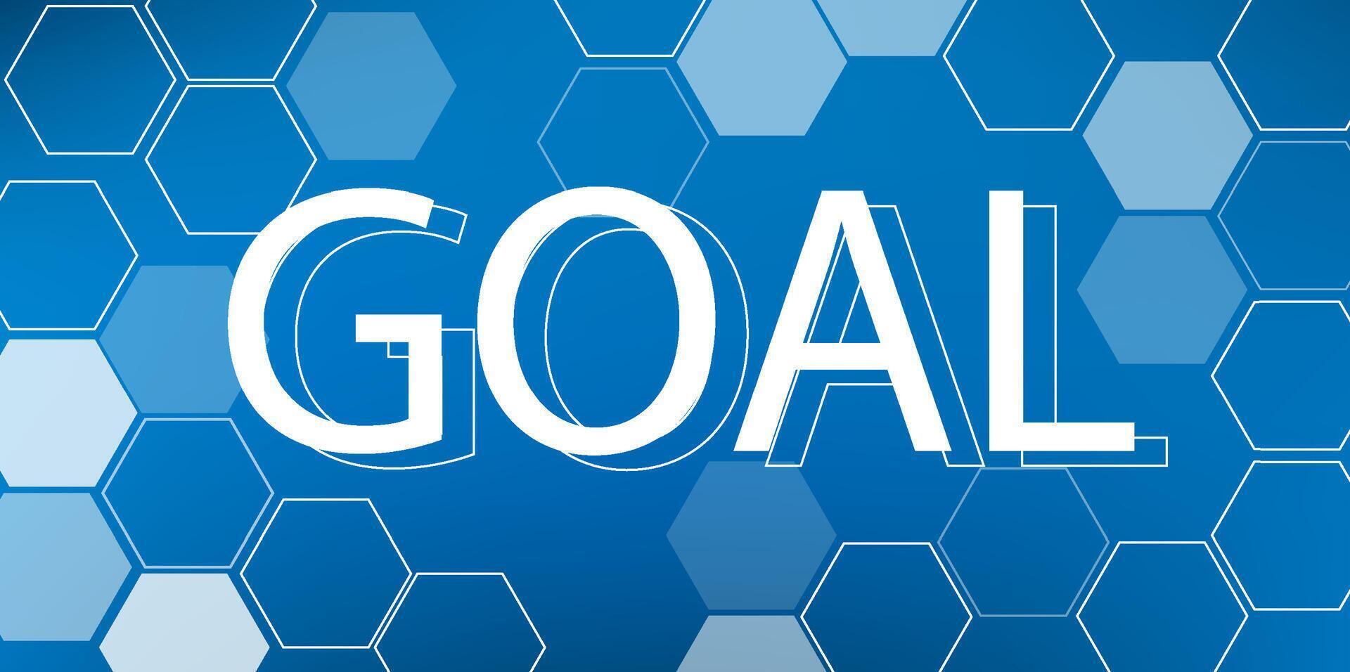 goal vector illustration on blue background.football score stadium for match.eps10