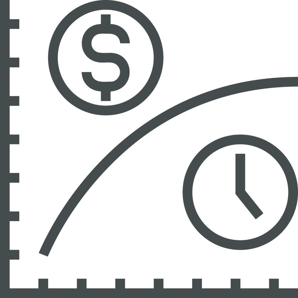 crecimiento negocio icono símbolo vector imagen. ilustración de el Progreso contorno infografía estrategia desarrollo diseño imagen