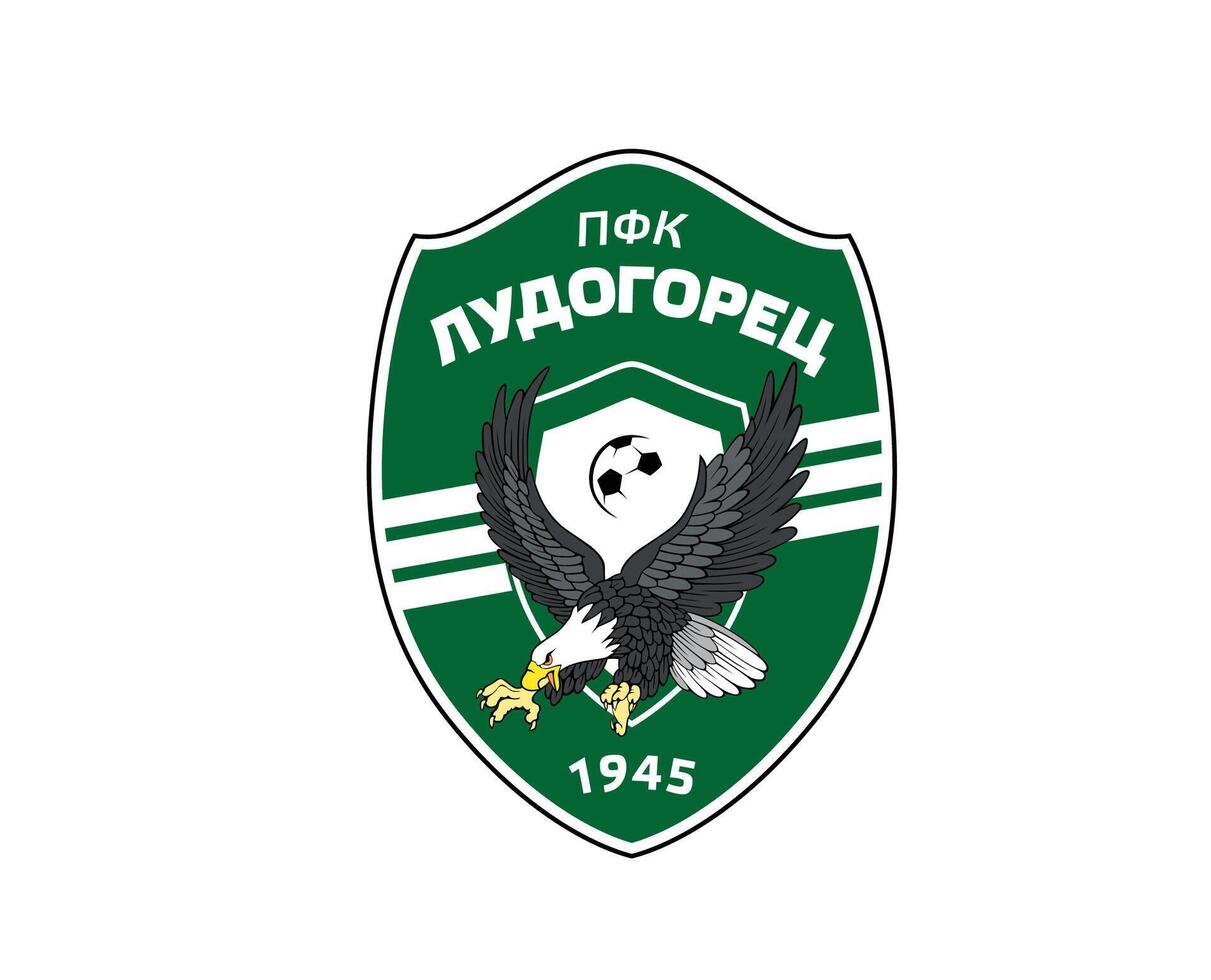 ludogorets Razgrad club logo símbolo bulgaria liga fútbol americano resumen diseño vector ilustración