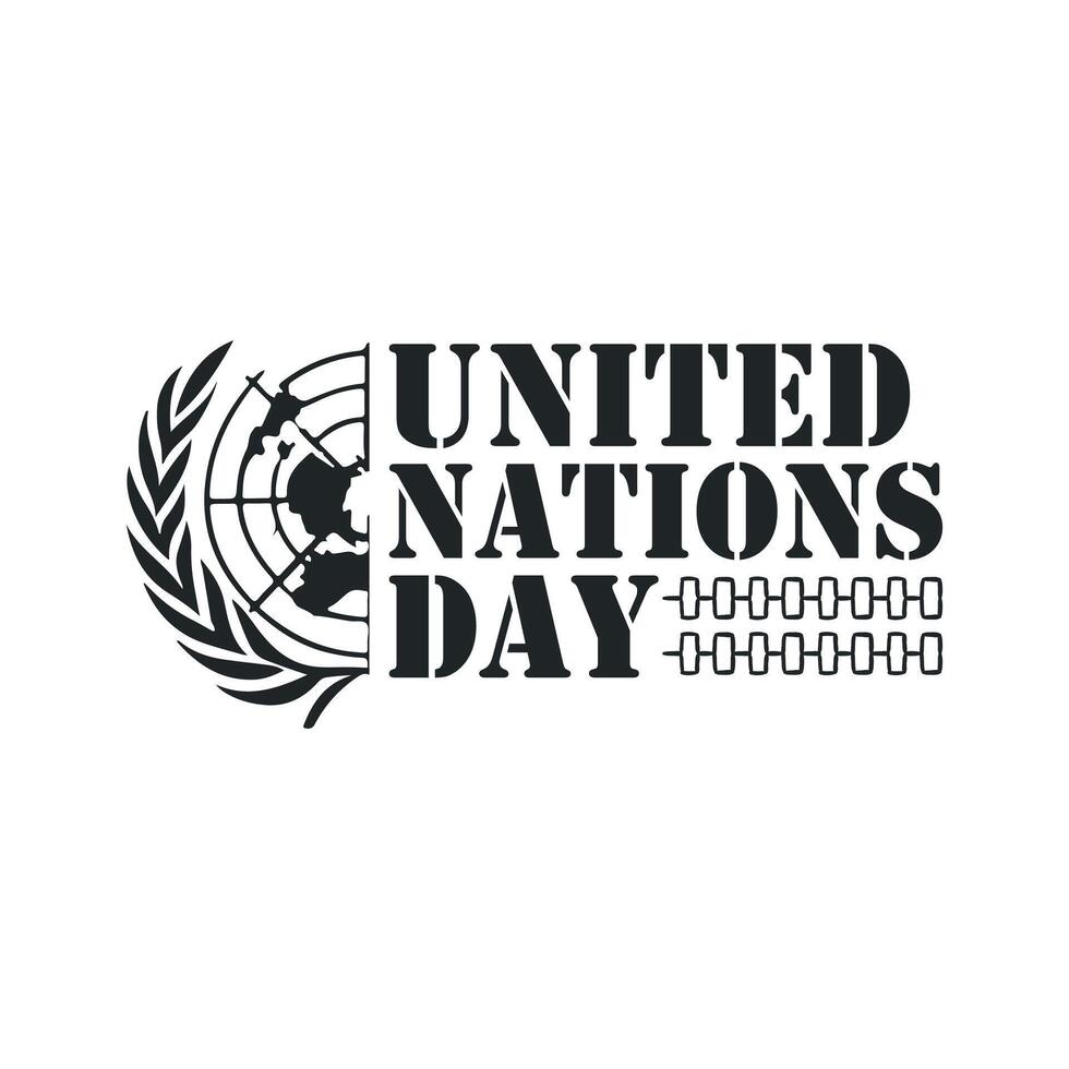 Tue, Oct 24, 2023 United Nations Day is an annual commemorative day, United nations best t-shirt design for apparel, clothes vector