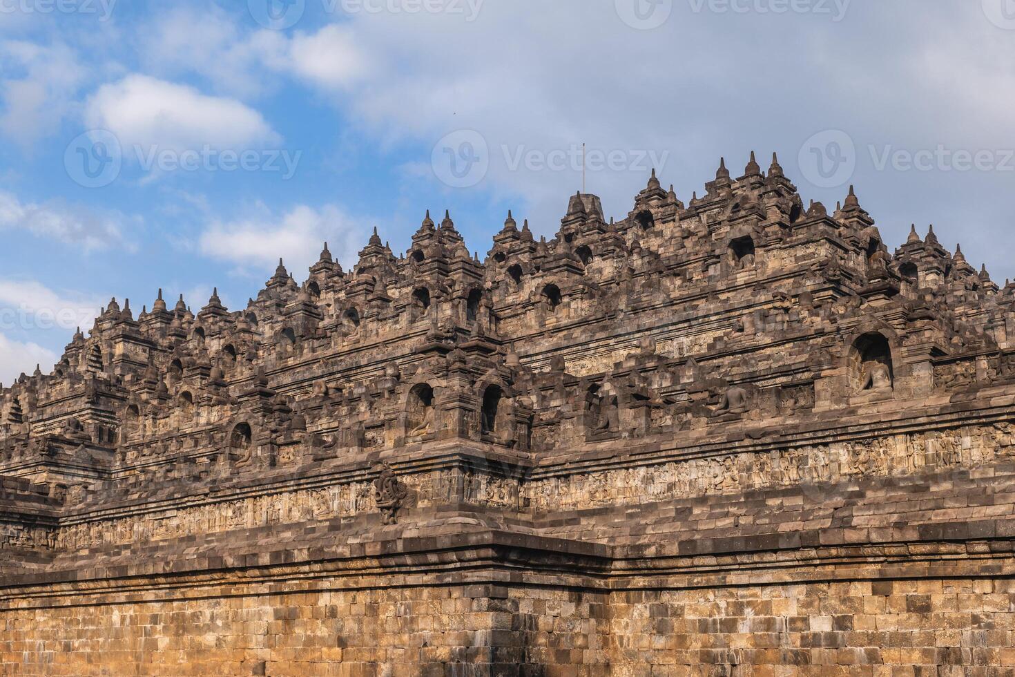 borobudur o barabudur, un mahayana budista templo en magelang regencia, Java, Indonesia foto