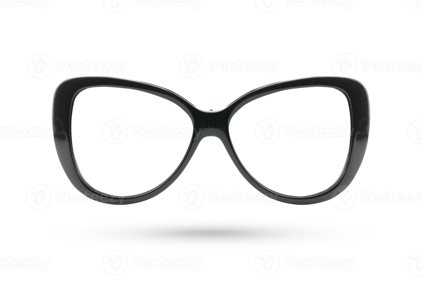 gato ojos mascarada Moda lentes estilo aislado en blanco antecedentes. foto