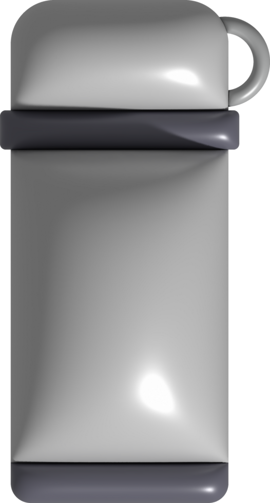 3d illustration camping equipment design ,Container water bottles for sport png