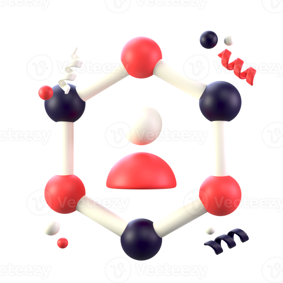 3d icono de adn o personas conexión, png transparente