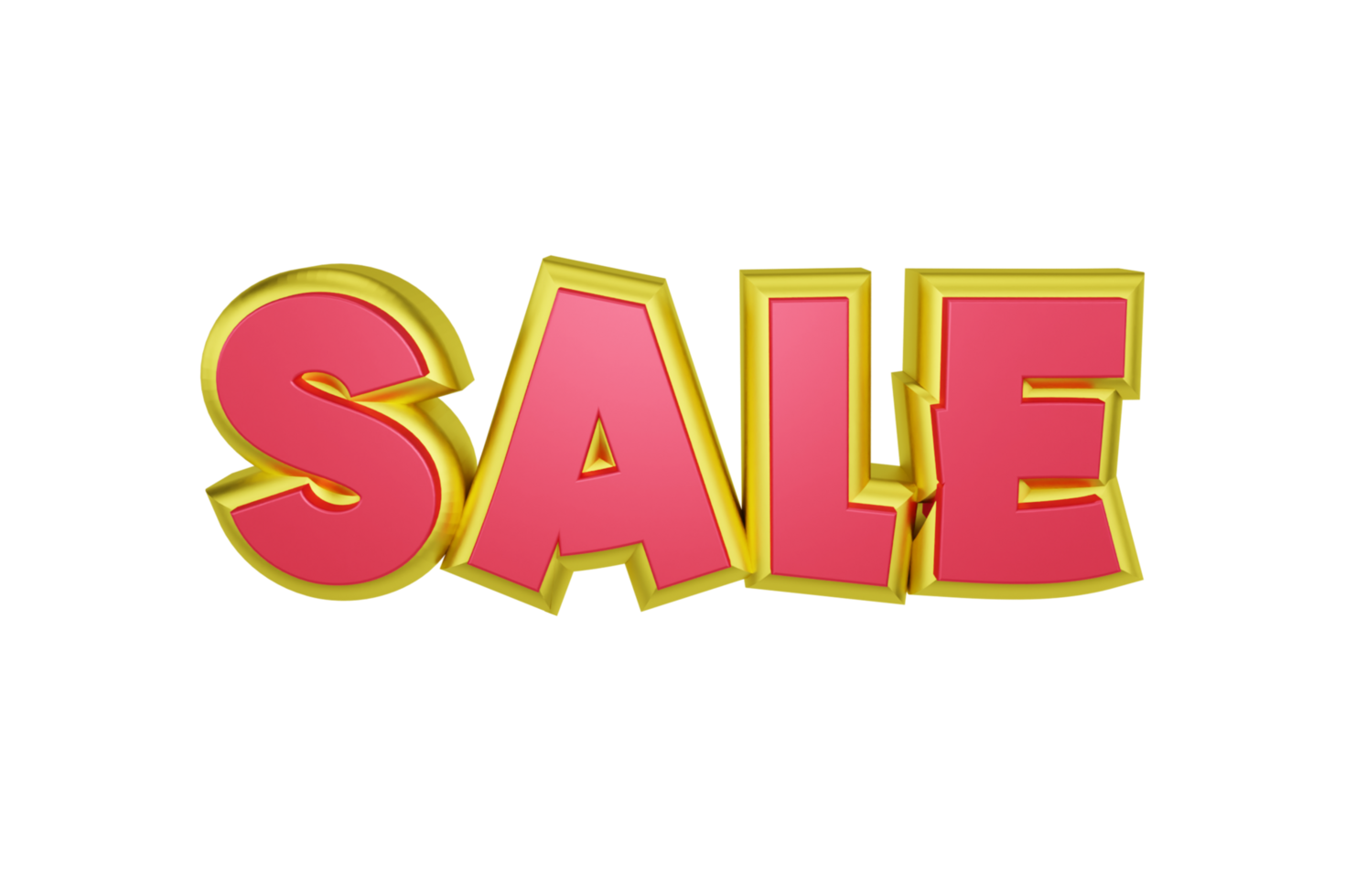 Sale 3d transparent text png