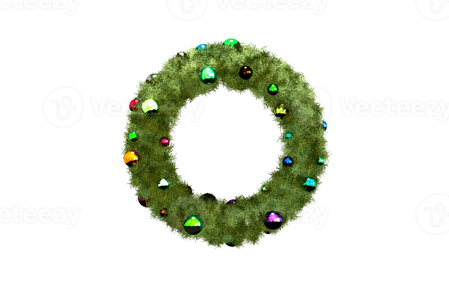 The decorated Christmas tree branches create a festive atmosphere, bringing holiday joy to the surroundings. png
