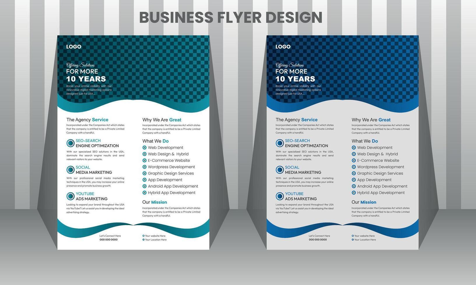 corporativo negocio volantes modelo diseño, márketing agencia y corporativo negocio volantes.. vector
