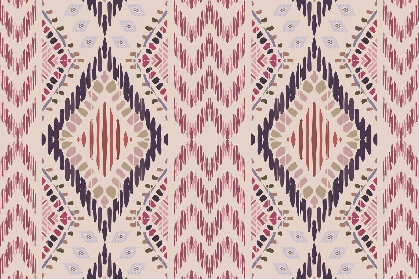 Ethnic Seamless pattern Ikat geometric Indian style.Tribal ethnic vector texture. seamless striped pattern in Aztec style.Indian,Gypsy,African rug. Bohemian.