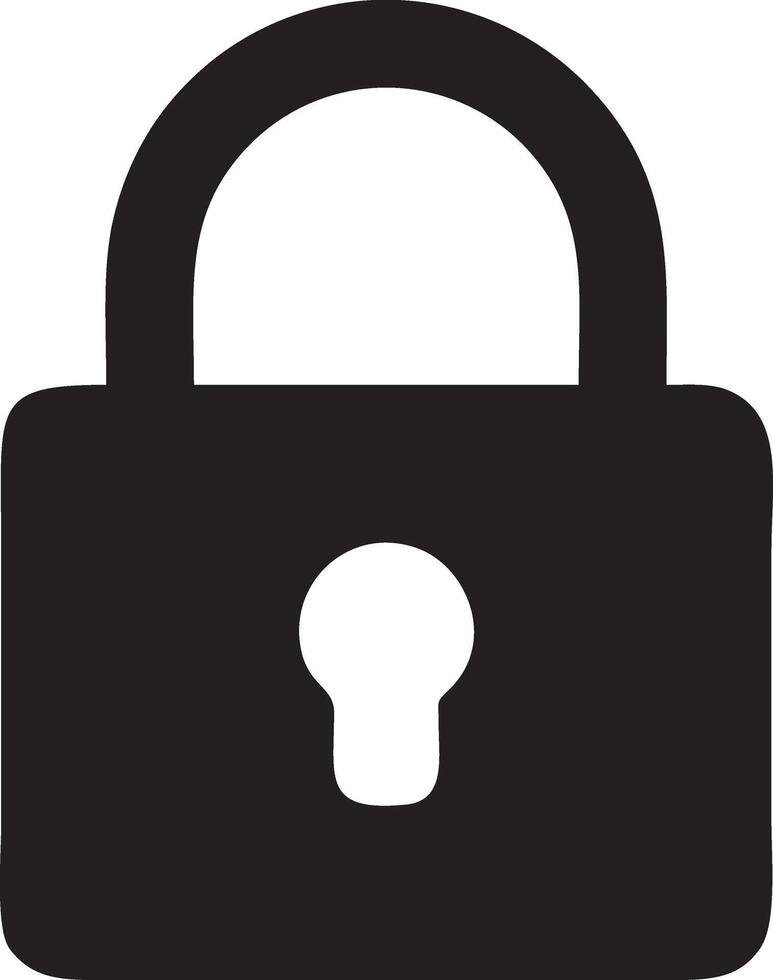 Lock security icon symbol vector image. Illustration of the key secure access system vector design. EPS 10