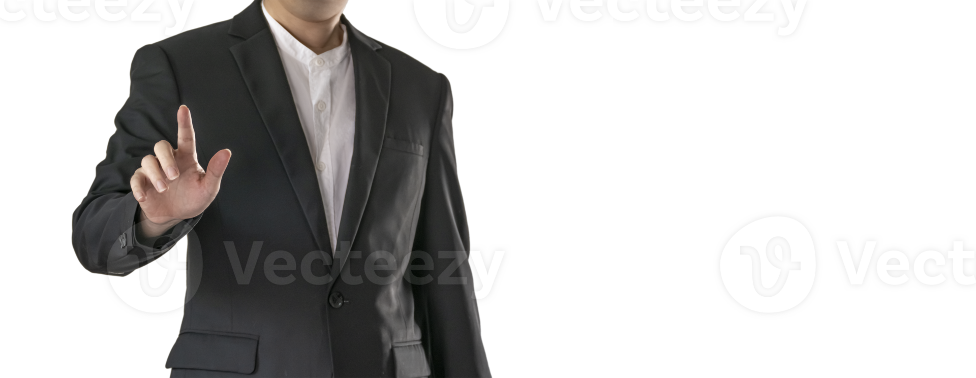 Dapper Asian gentleman in black suit, striking poses with style. png