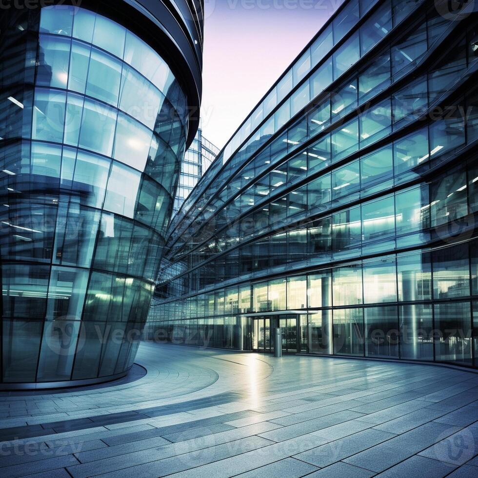 AI Generative LONDON  business office corporate building photo