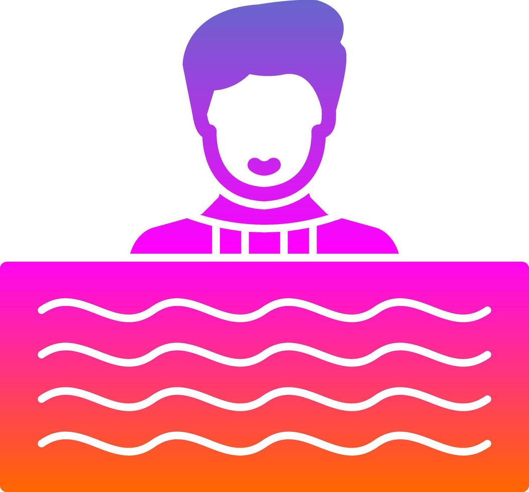 Swim Vector Icon Design