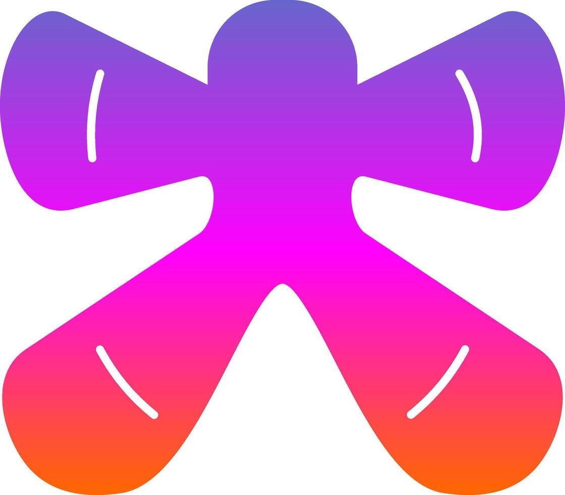 Snow angel Vector Icon Design