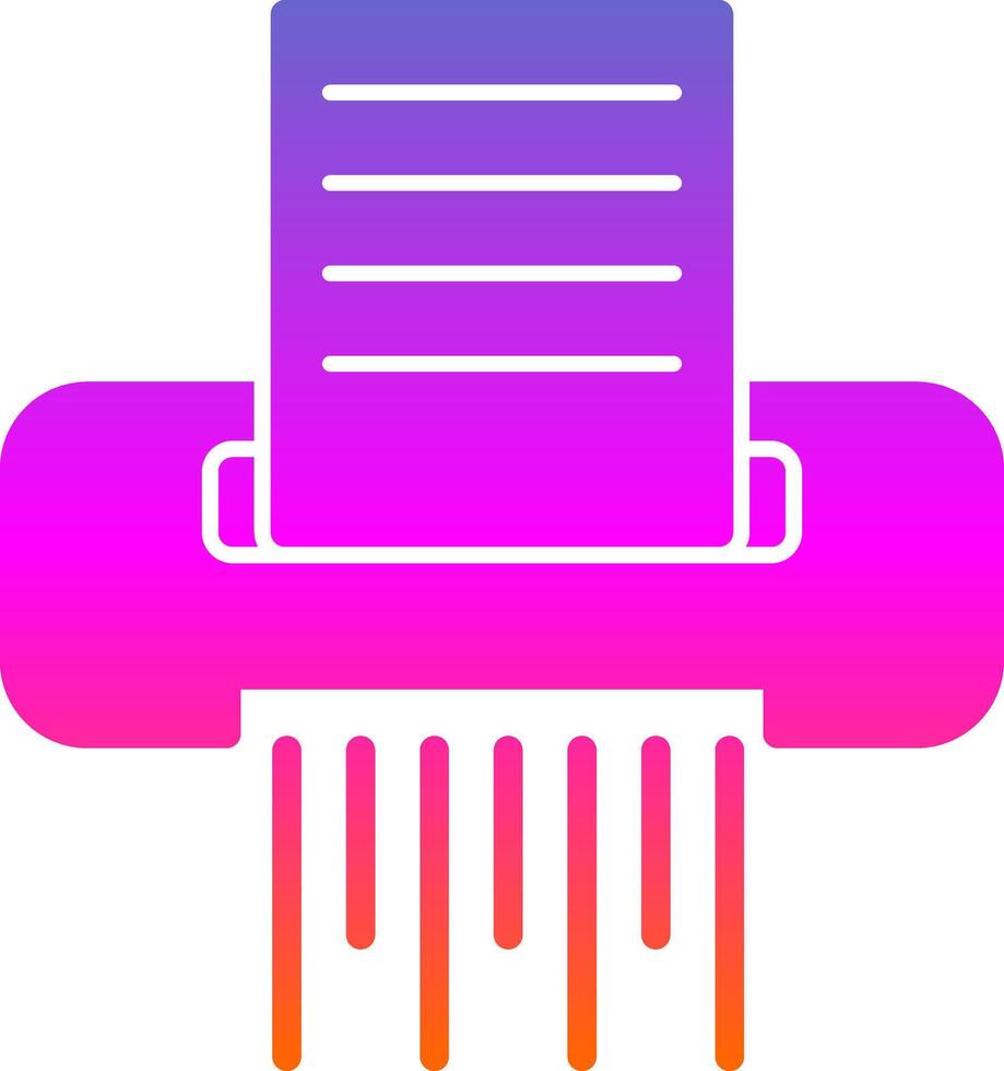 Shredder Vector Icon Design