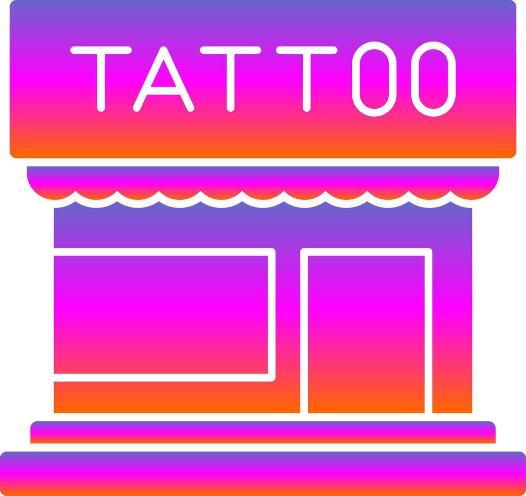 tatuaje estudio vector icono diseño