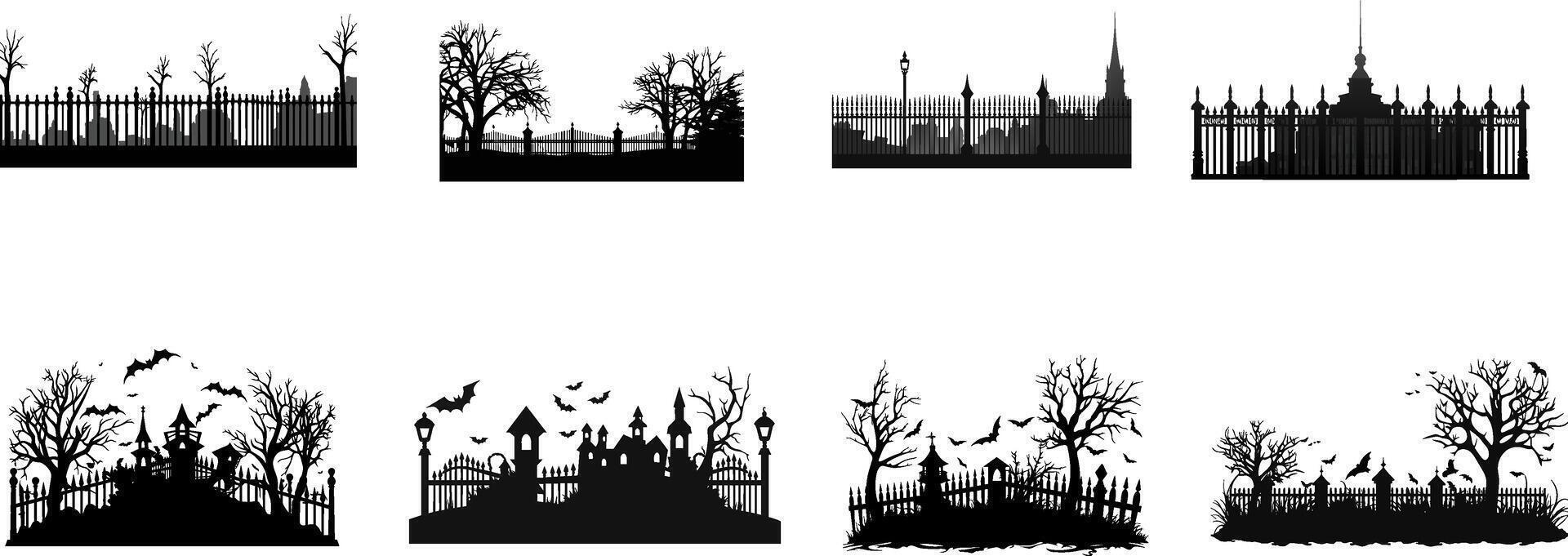 Set of pictures for Halloween on a white background. Doodle illustration hand drawing for stickers, cards, decals and seasonal design.  eps 10 vector