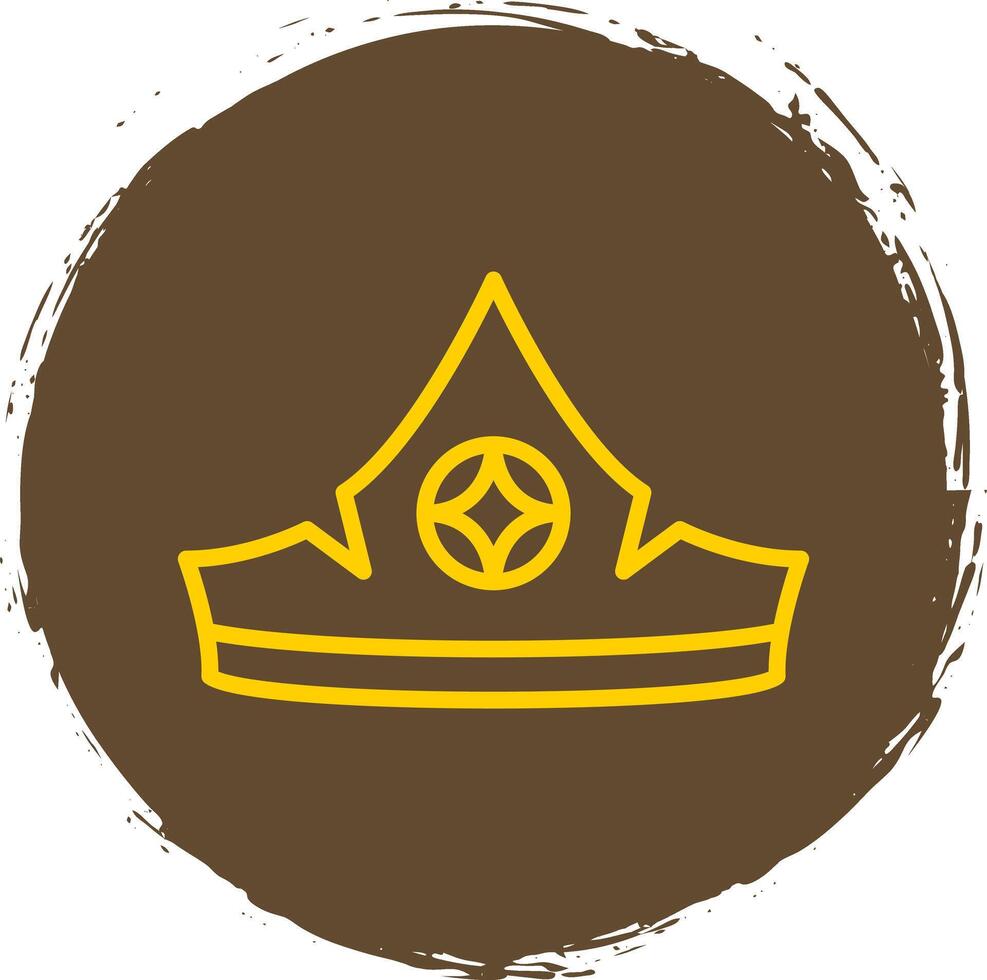 Aurora crown Vector Icon Design