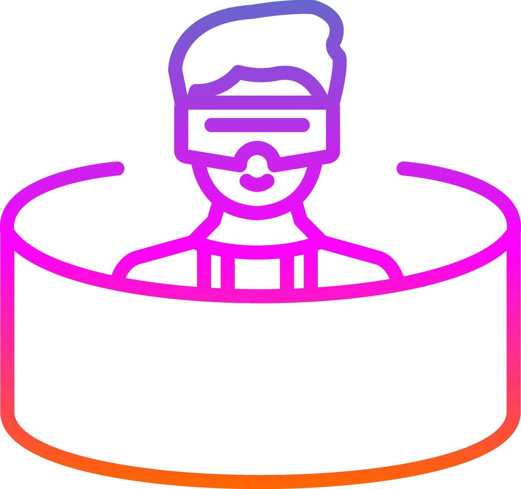 Virtual Reality Vector Icon Design