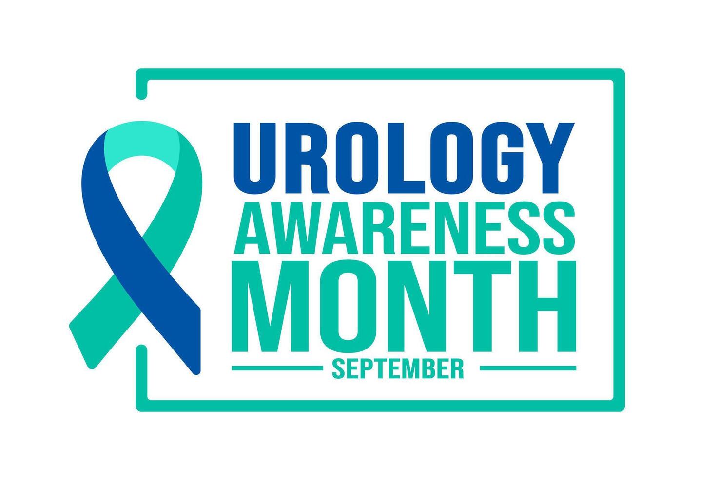 September is Urology Awareness Month background template. Holiday concept. background, banner, placard, card, and poster design template with text inscription and standard color. vector illustration.