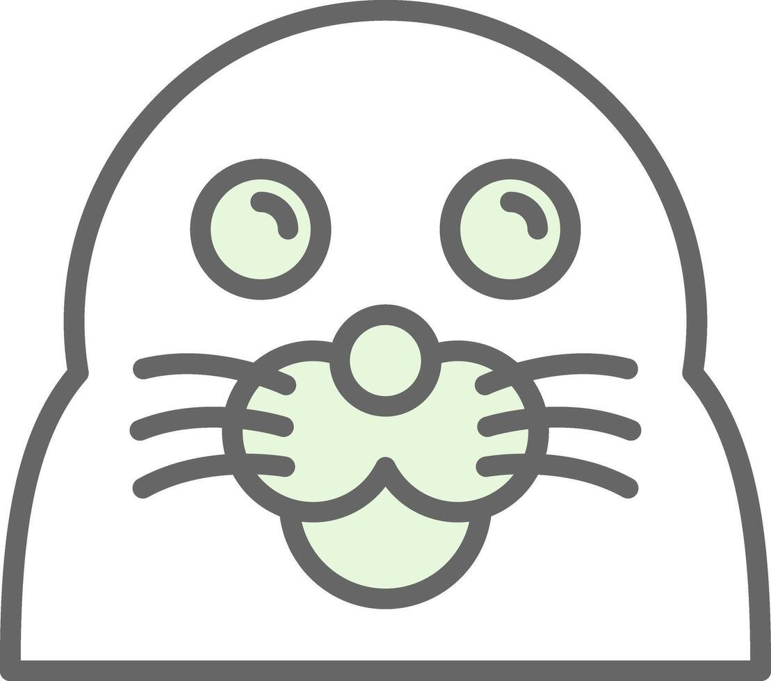 Seal Vector Icon Design