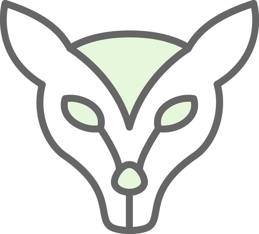 Arctic fox Vector Icon Design