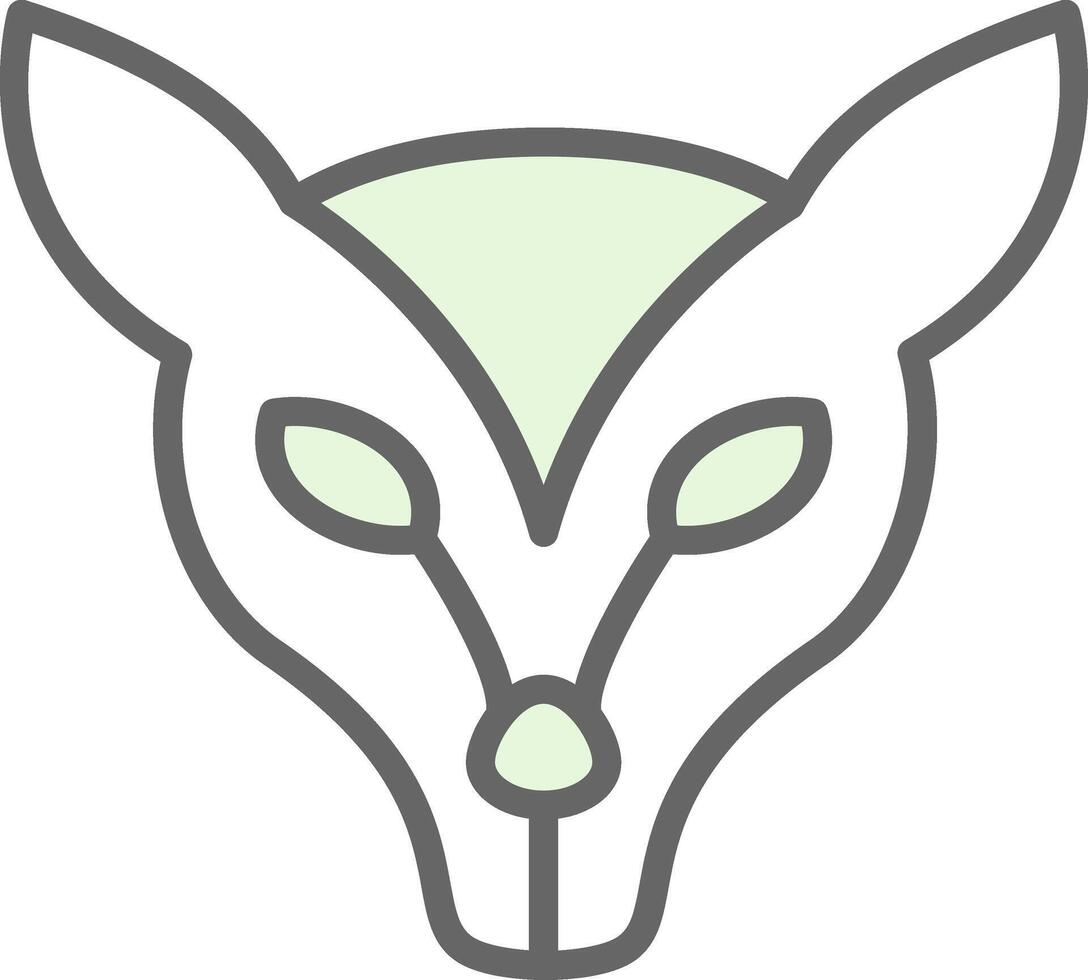 Arctic fox Vector Icon Design