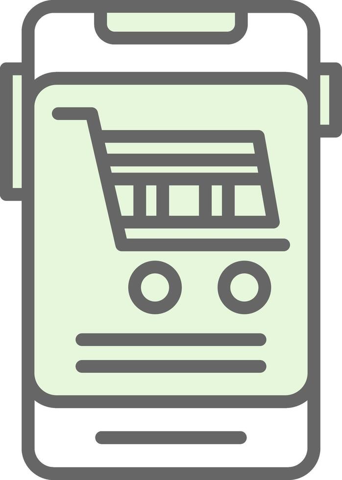 Online Shop Vector Icon Design