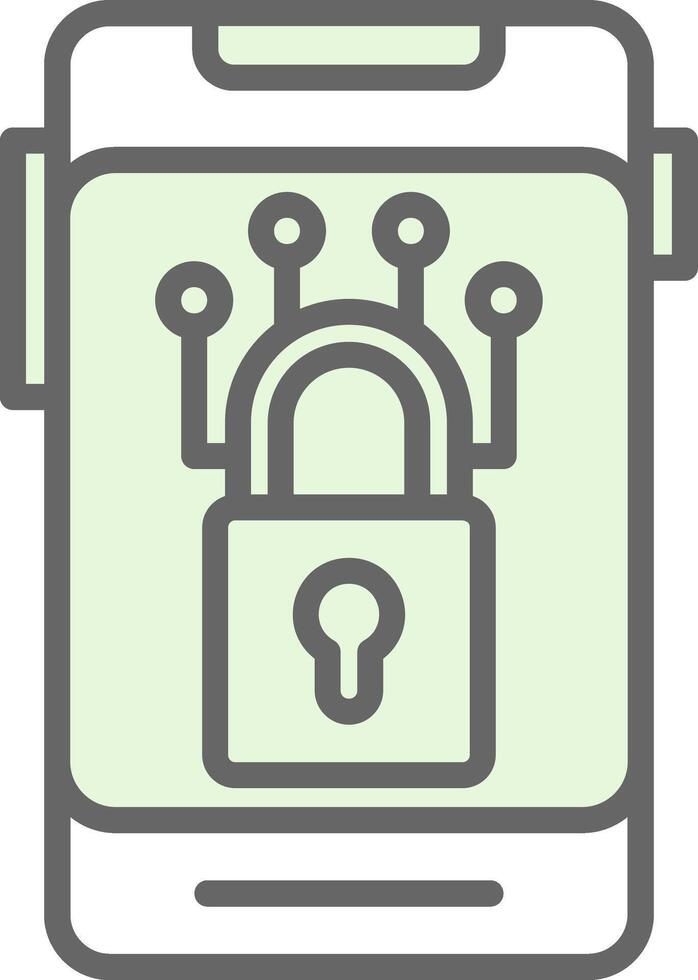 Cyber Security Vector Icon Design