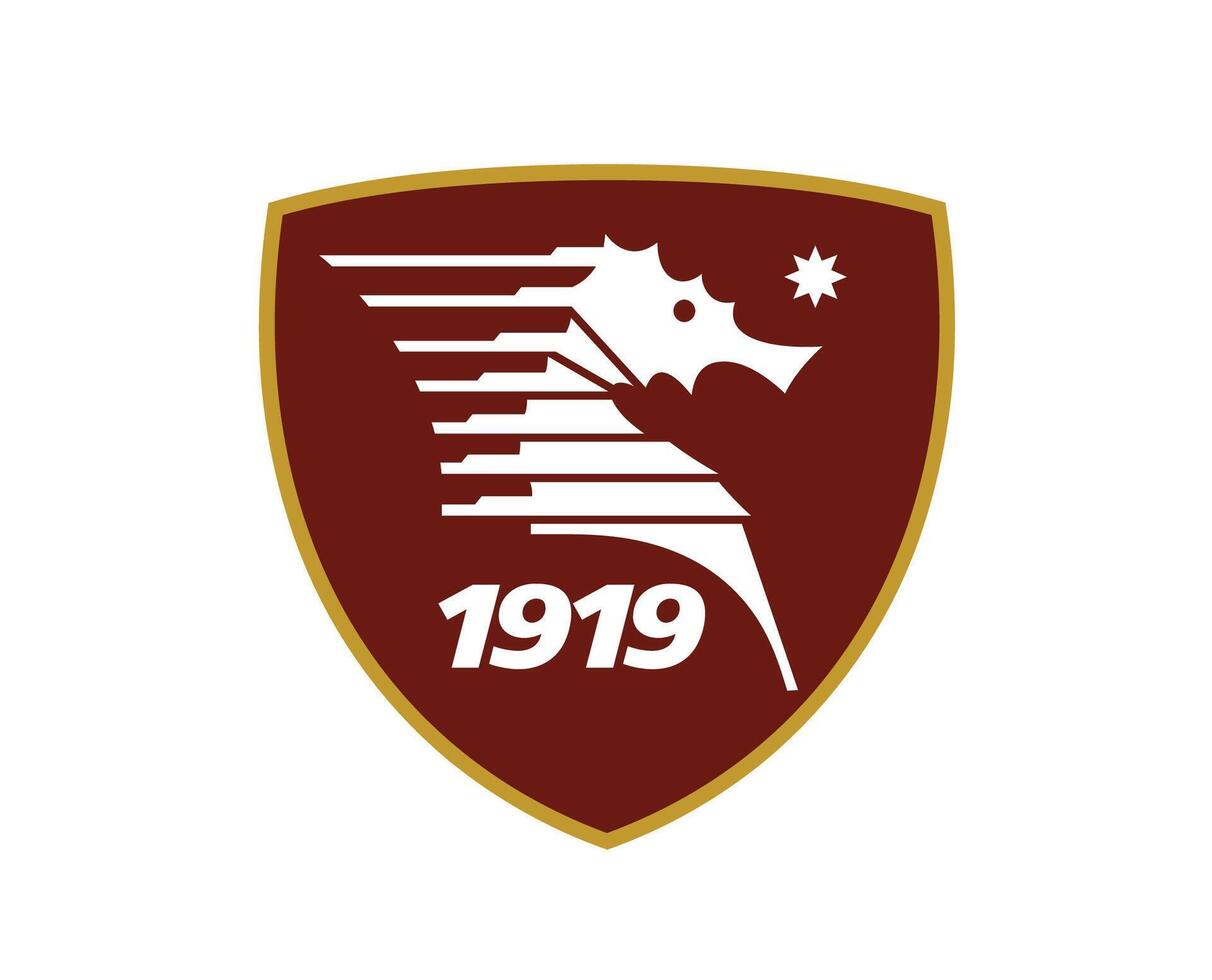 Salernitana Club Logo Symbol Serie A Football Calcio Italy Abstract Design Vector Illustration