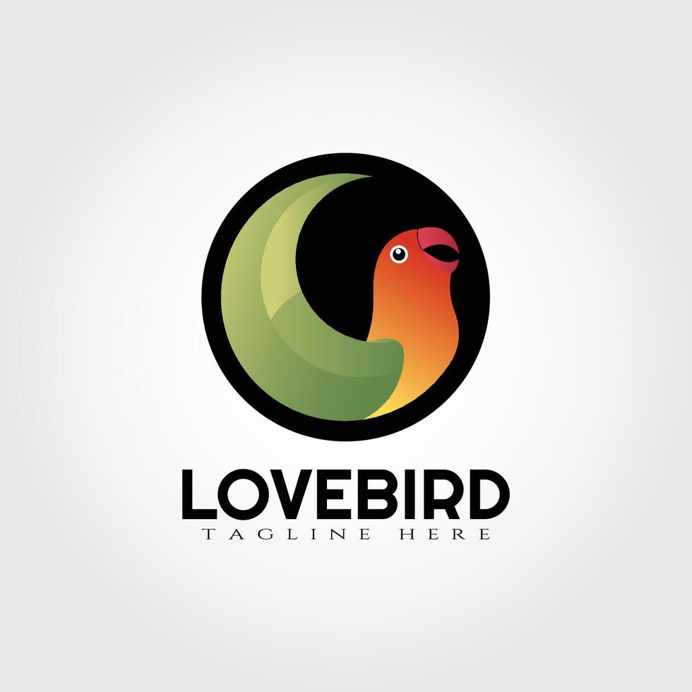 bird or lovebird icon for web or app vector