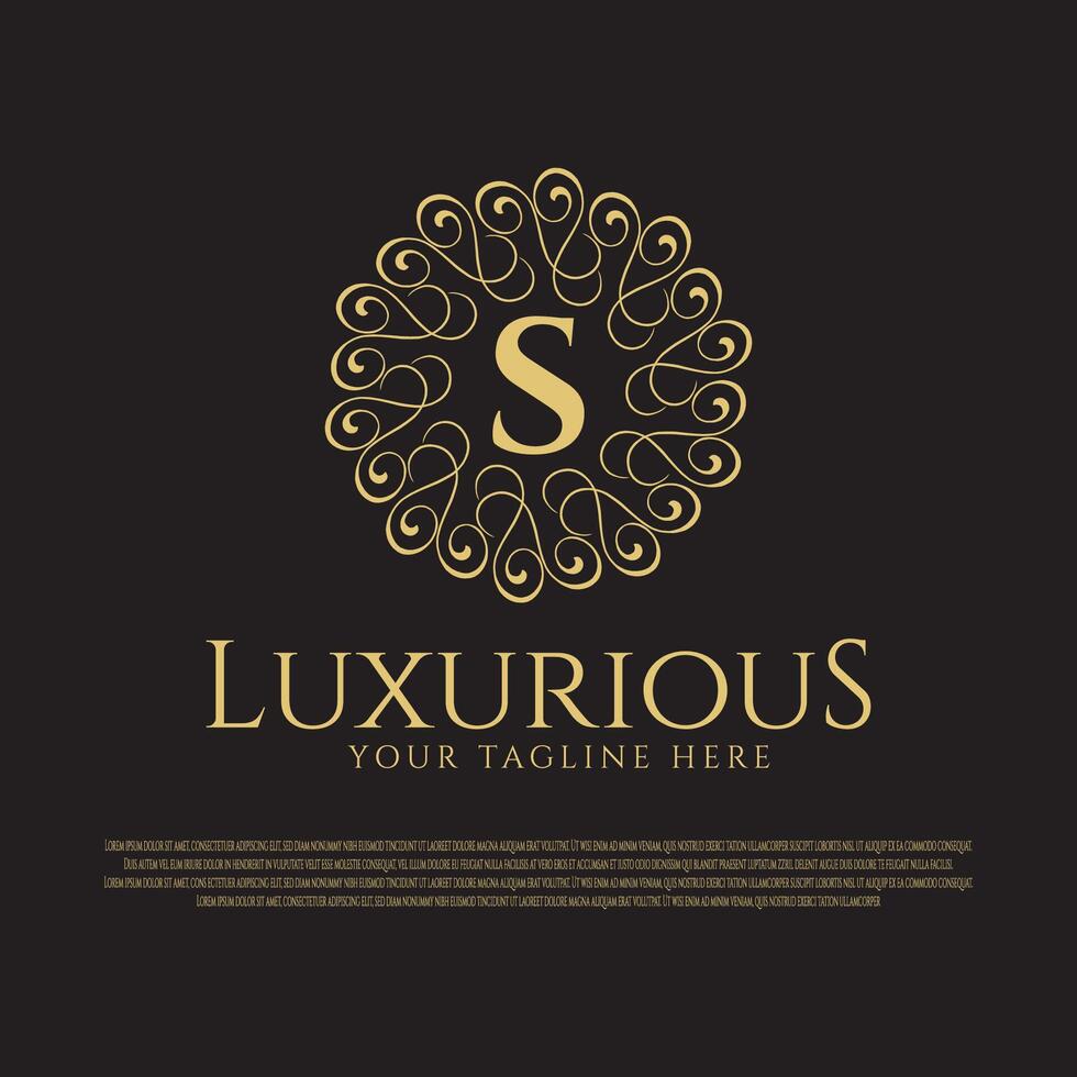 luxury icon for web or app vector