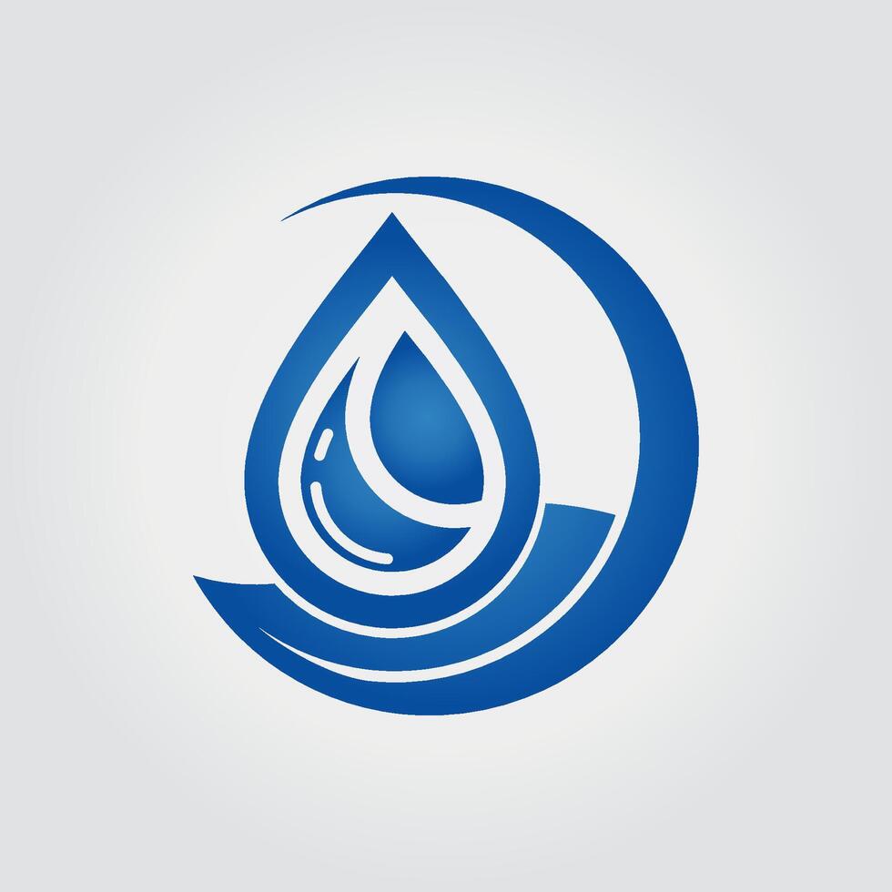 droplet icon for web or app vector