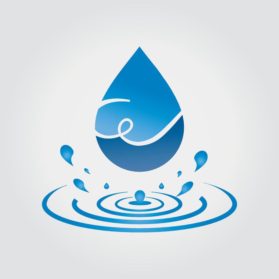 droplet icon for web or app vector