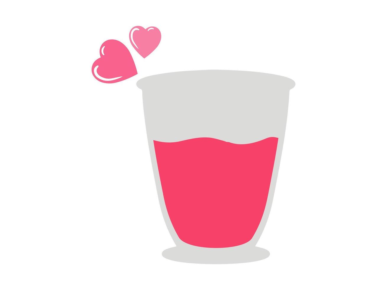 Love Potion Background Valentine Day vector