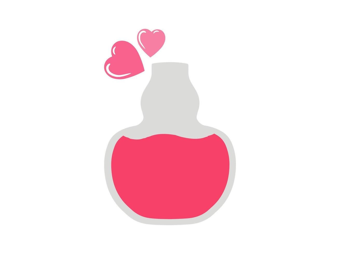 Love Potion Background Valentine Day vector