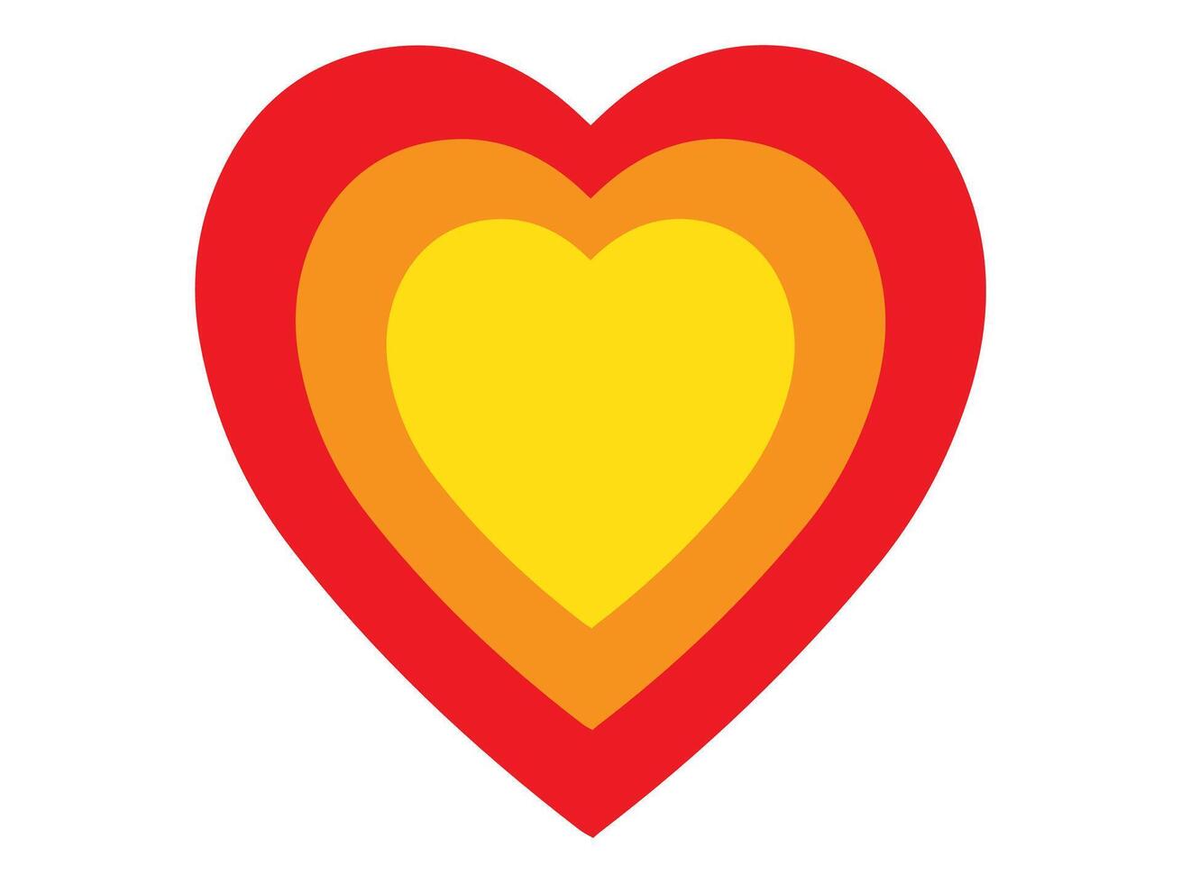 Valentines Day Heart Background Illustration vector