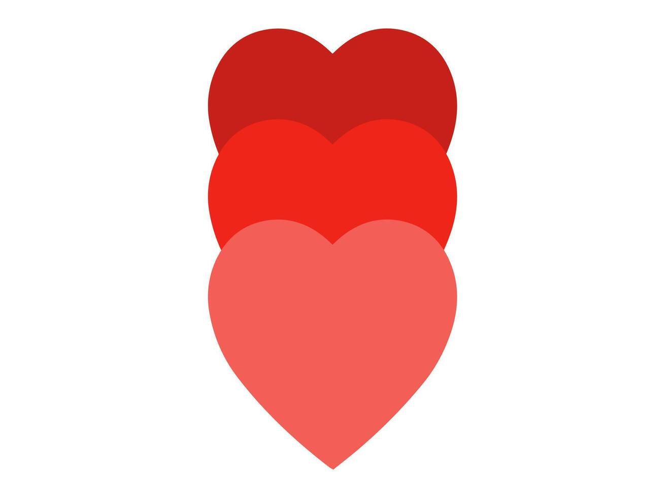 Heart Valentines Day Background Illustration vector