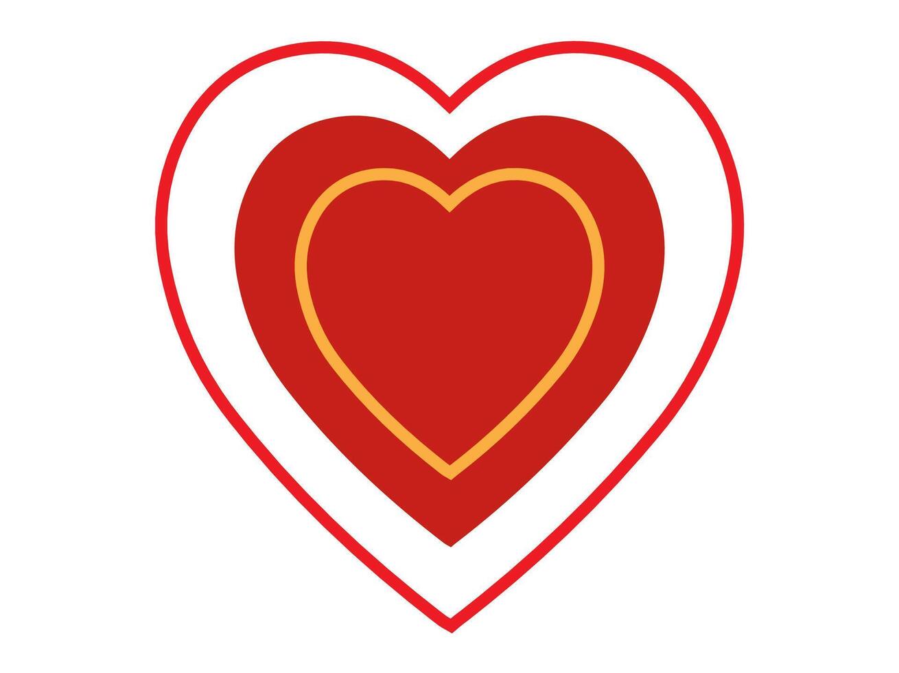 Heart Valentines Day Background Illustration vector