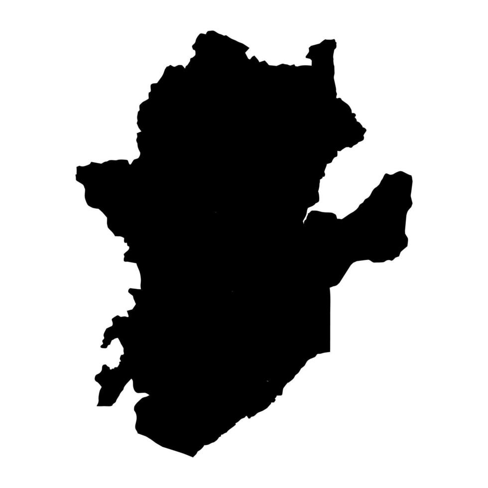 Eastern Province map, administrative division of Sierra Leone. Vector illustration.
