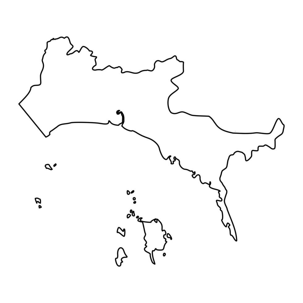 Panama Province map, administrative division of Panama. Vector illustration.