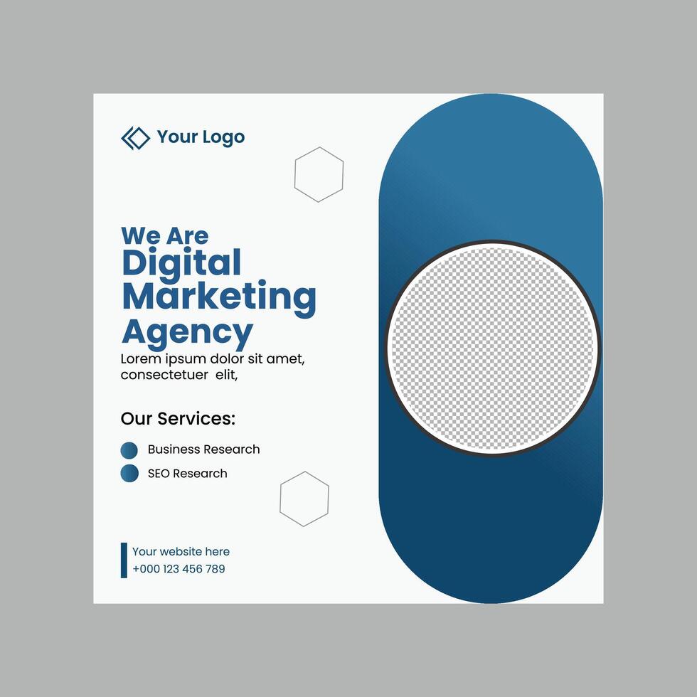 social media post vector